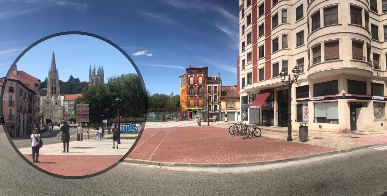 شقة Mirando A La Catedral Desde Plaza Vega Burgo المظهر الخارجي الصورة